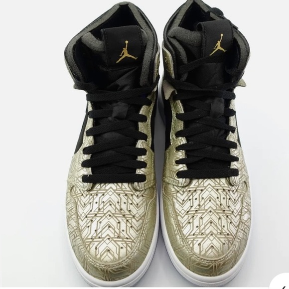 Jordan 1 High Zoom Air CMFT Gold Laser Men’s size 13 - Picture 5 of 13